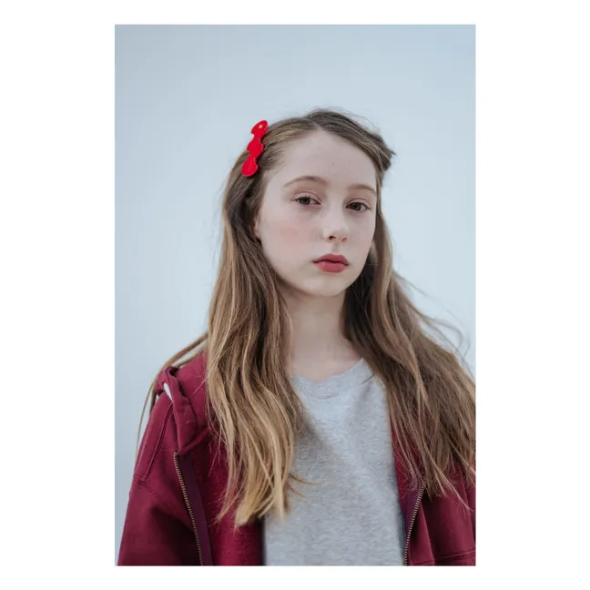 Barrette Wavy | Rouge