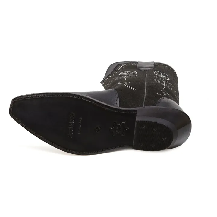 Santiags Haily Suede Studs | Noir- Image produit n°4