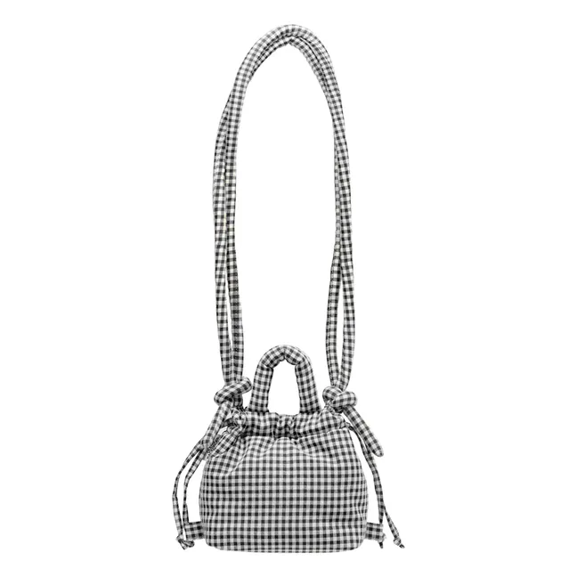 Sac Micro Ona Soft Vichy | Noir