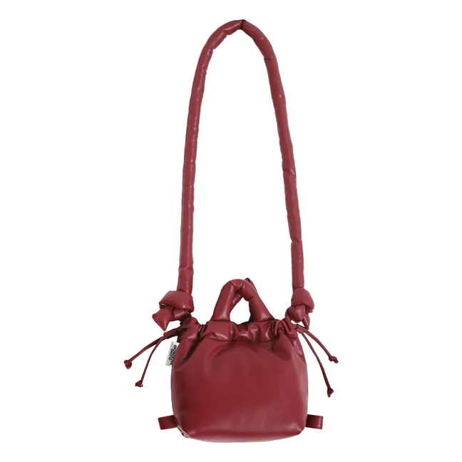 Micro Ona Vegan Leather Bag | Kirschrot