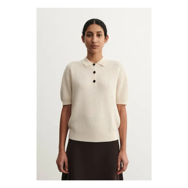 Polo in lana merino - Collezione donna | Ecru