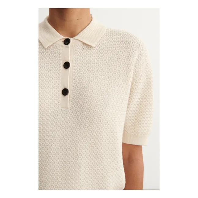 Polo Laine Mérinos - Collection Femme | Ecru