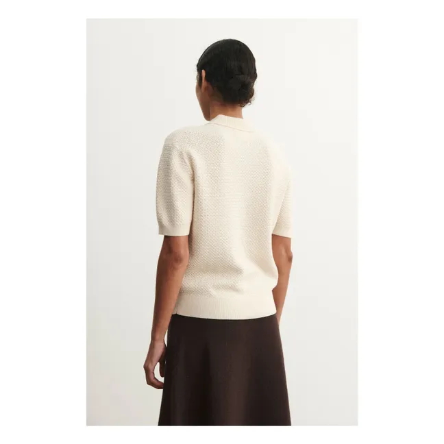 Polo in lana merino - Collezione donna | Ecru