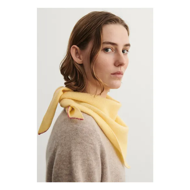 Bandana Laine - Collection Femme | Jaune