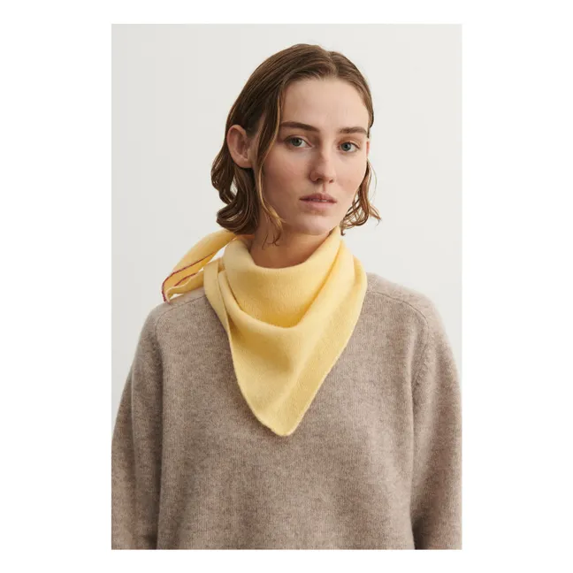 Bandana Laine - Collection Femme | Jaune