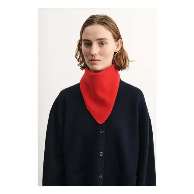 Bandana Laine - Collection Femme | Rouge