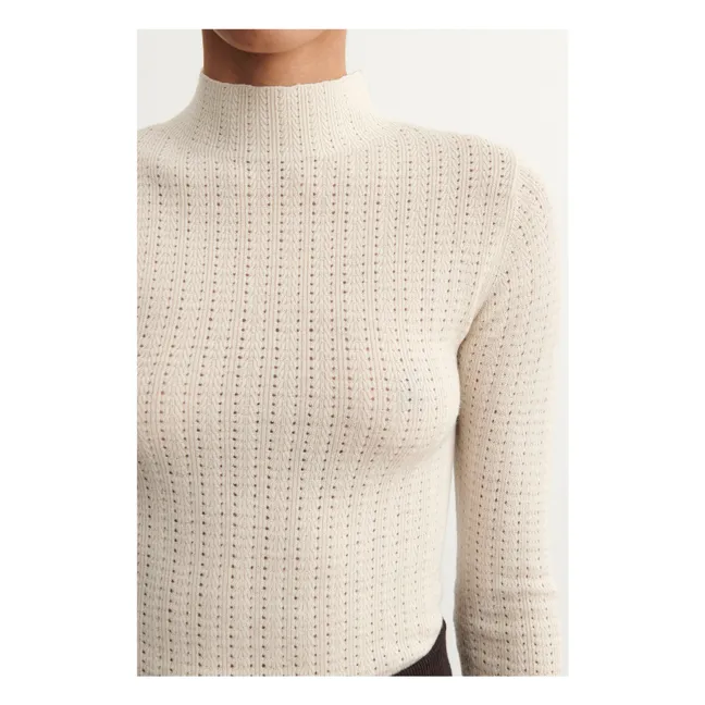 Calzoncillos Pointelle Lana Merino - Colección Mujer | Crudo