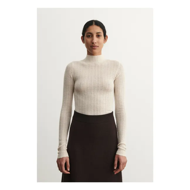 Calzoncillos Pointelle Lana Merino - Colección Mujer | Crudo