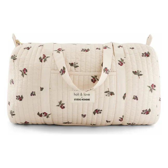 Blackberry Polochon Week-End Bag | Ecru