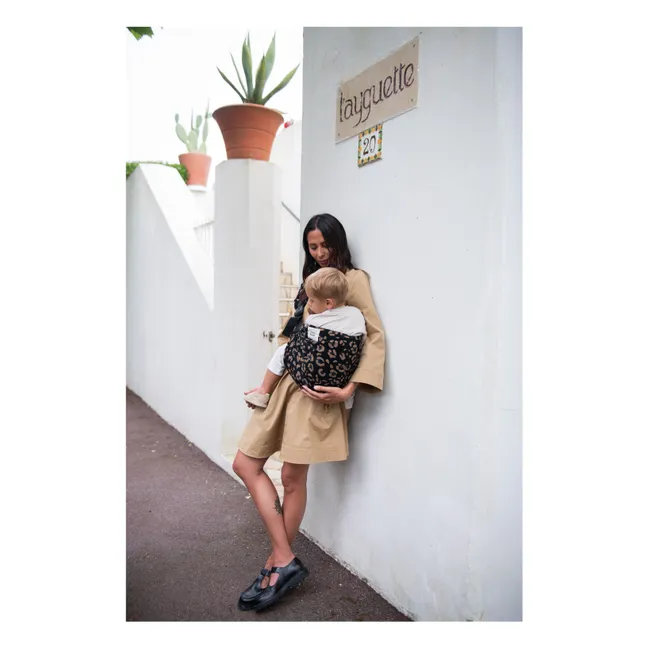 Marsupio Carry &amp; Walk | Leopardo Nero