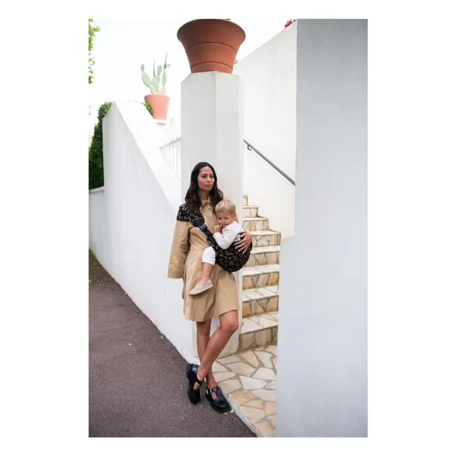 Porte-bébé Carry & Walk | Léopard Noir