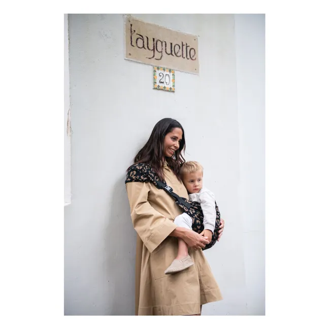 Porte-bébé Carry & Walk | Léopard Noir