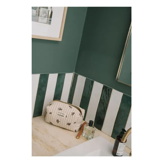 Trousse de Toilette Mûres | Ecru