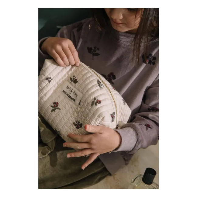 Blackberry Toiletry Bag | Ecru