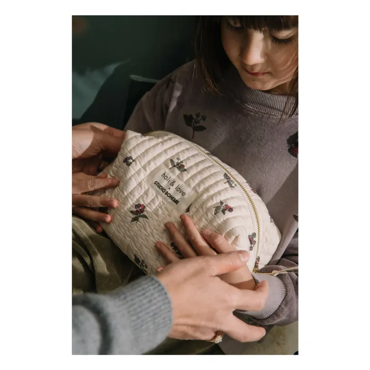 Trousse de Toilette Mûres | Ecru- Image produit n°1