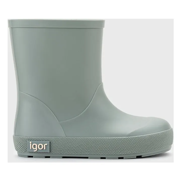 Botas de lluvia Yogui | Verde agua- Imagen del producto n°9