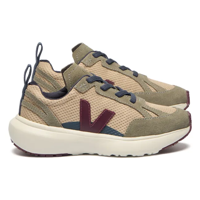 Veja x Bonpoint Collaboration - Canary Suede Lace-Up Sneakers | Khaki