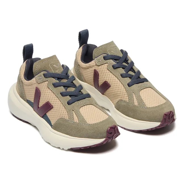 Veja x Bonpoint Collaboration - Canary Suede Lace-Up Sneakers | Khaki