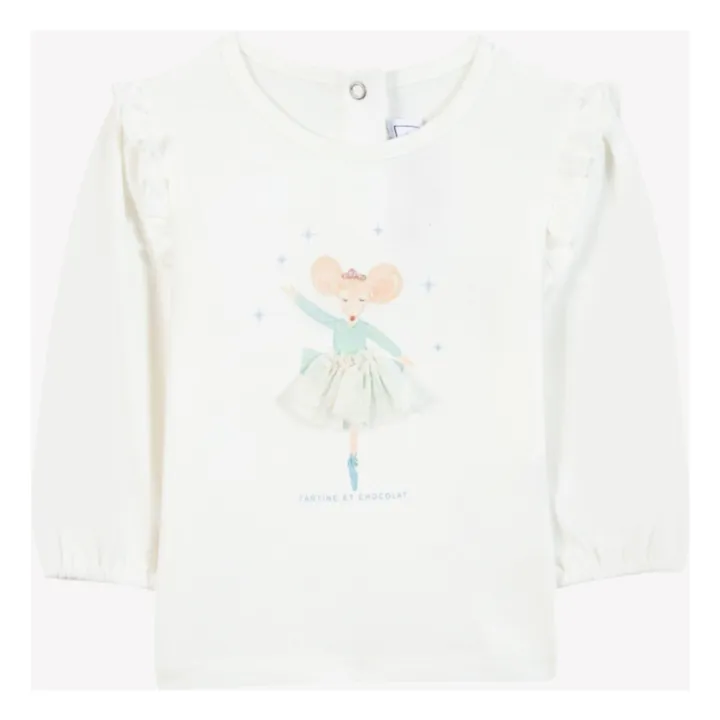 Camiseta Ballet | Blanco- Imagen del producto n°4