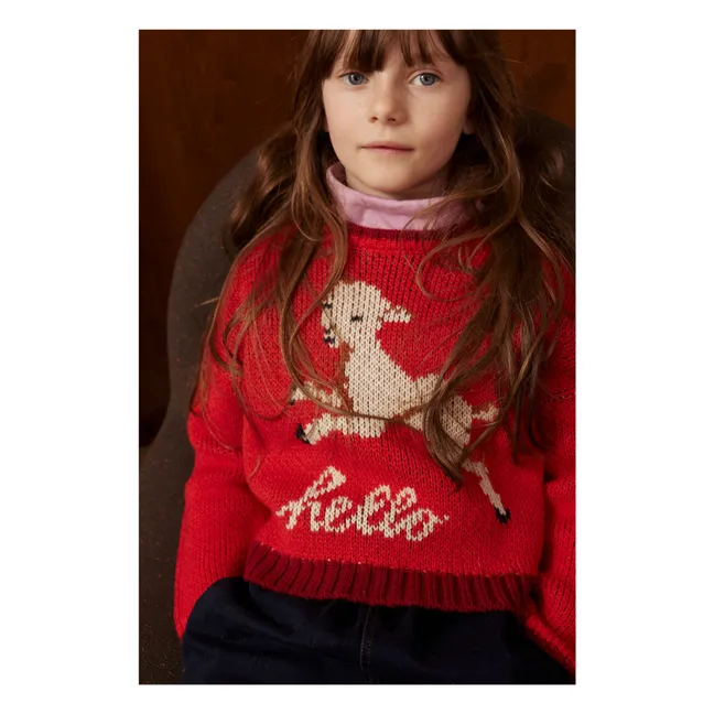 Twiggy Rollkragenpullover Uni Bio-Baumwolle | Rosa