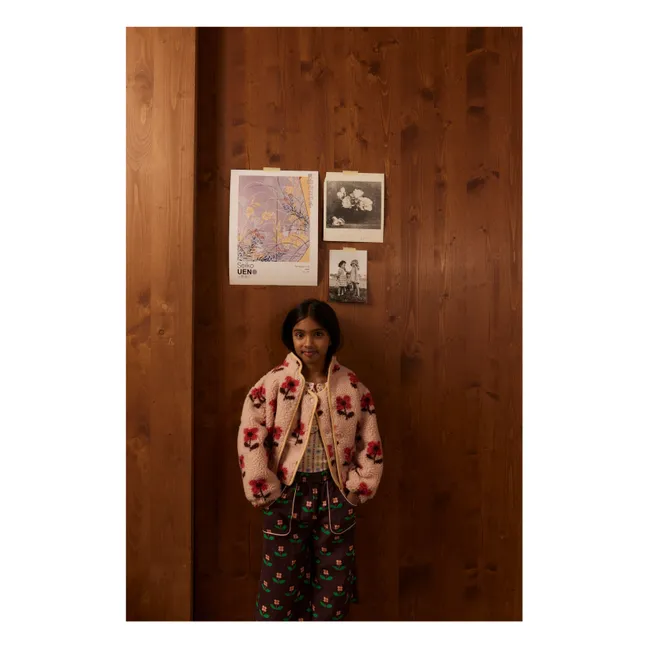 Veste Sans Manches Façon Sherpa Mira | Rose