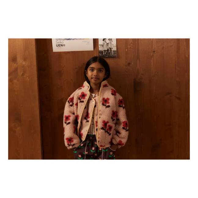 Veste Sans Manches Façon Sherpa Mira | Rose