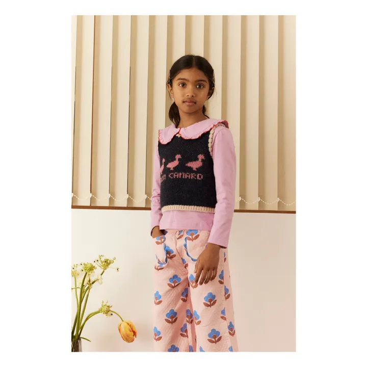 Matou Organic Cotton T-shirt | Pink- Product image n°1