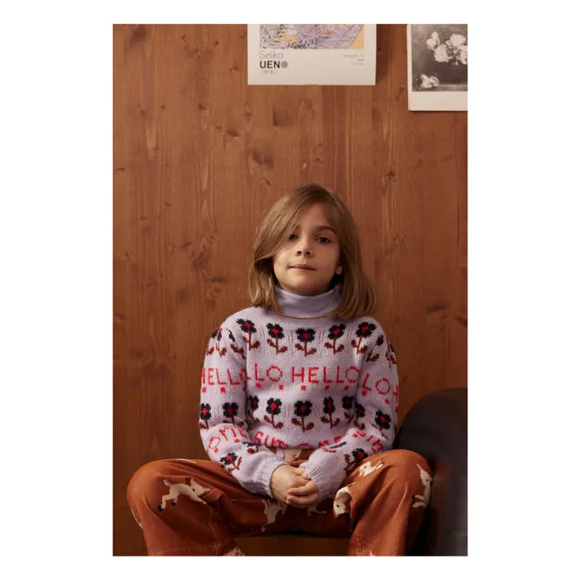 Pullover Cleophea Alpaka- und Merinowolle | Mauve