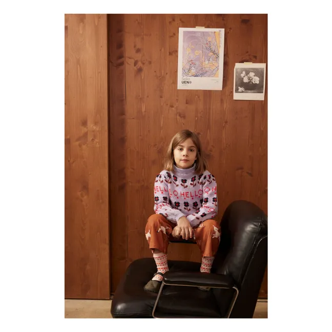 Pullover Cleophea Alpaka- und Merinowolle | Mauve