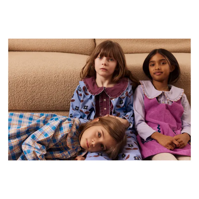 Robe Charlie Carreaux | Bleu