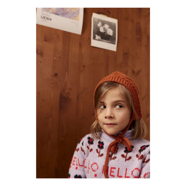 Pullover Cleophea Alpaka- und Merinowolle | Mauve