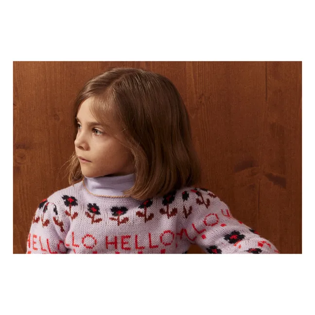 Pullover Cleophea Alpaka- und Merinowolle | Mauve