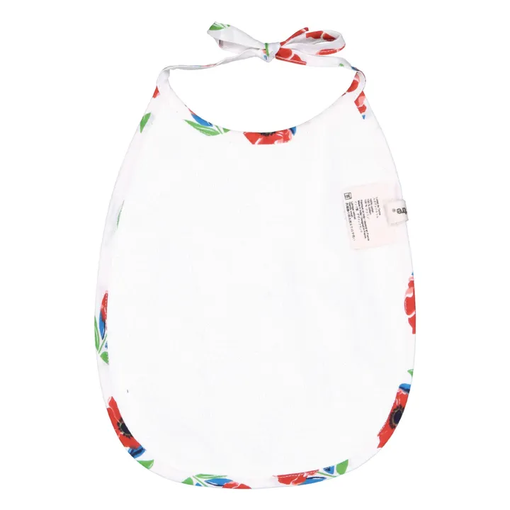 Bavoir Anemon bouti | Rouge- Image produit n°1