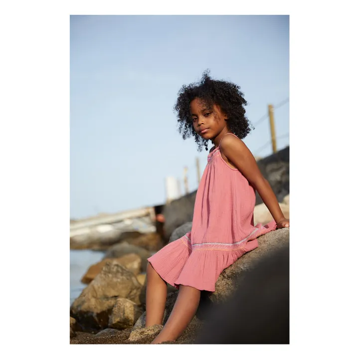 Robe Longue à Bretelle | Tangerine- Image produit n°1