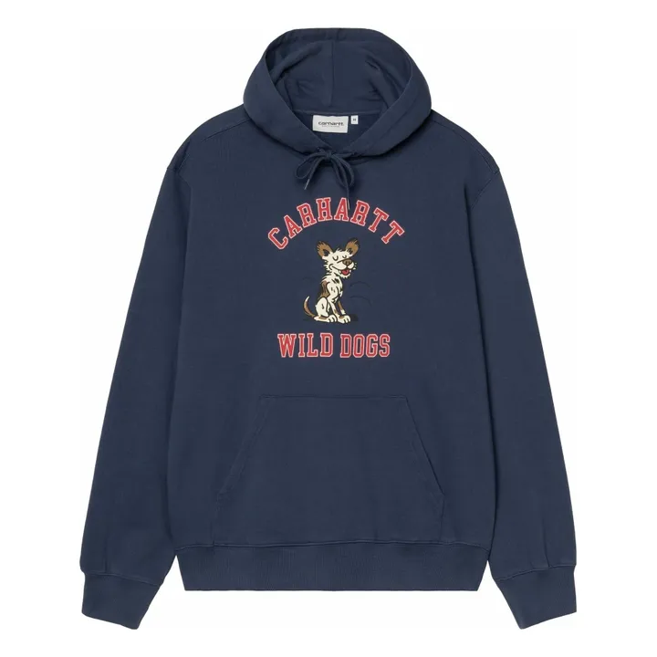 Sweat à capuche Wild Dog | Bleu foncé- Image produit n°0