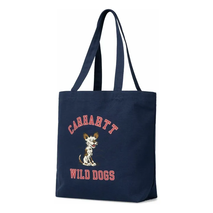 Tote Bag Canvas Graphic | Bleu foncé- Image produit n°1