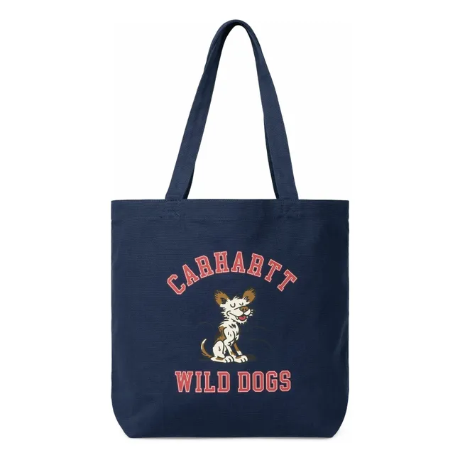 Tote Bag Canvas Graphic | Bleu foncé