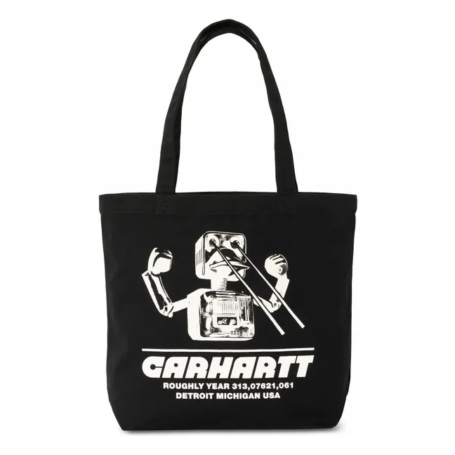 Tote Bag Canvas Graphic | Noir