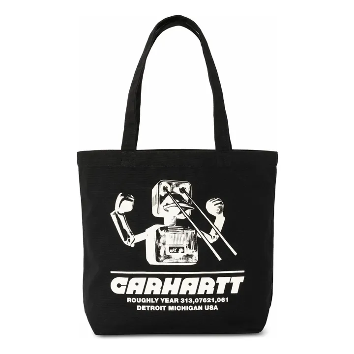 Tote Bag Canvas Graphic | Noir- Image produit n°0