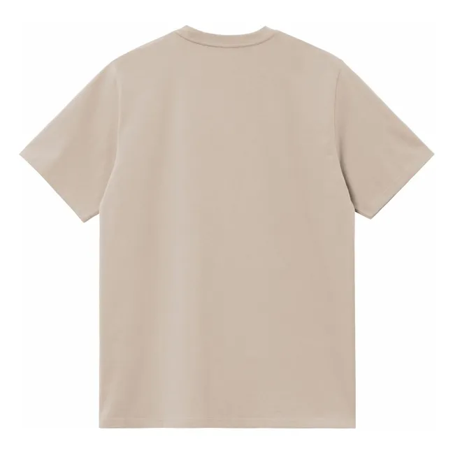 T-Shirt S/S Chase | Blanc cassé