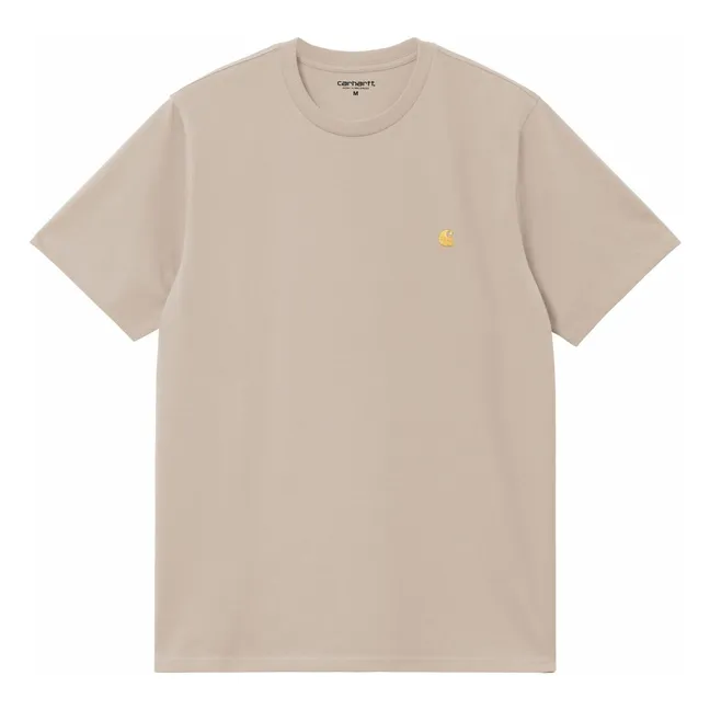 T-Shirt S/S Chase | Blanc cassé