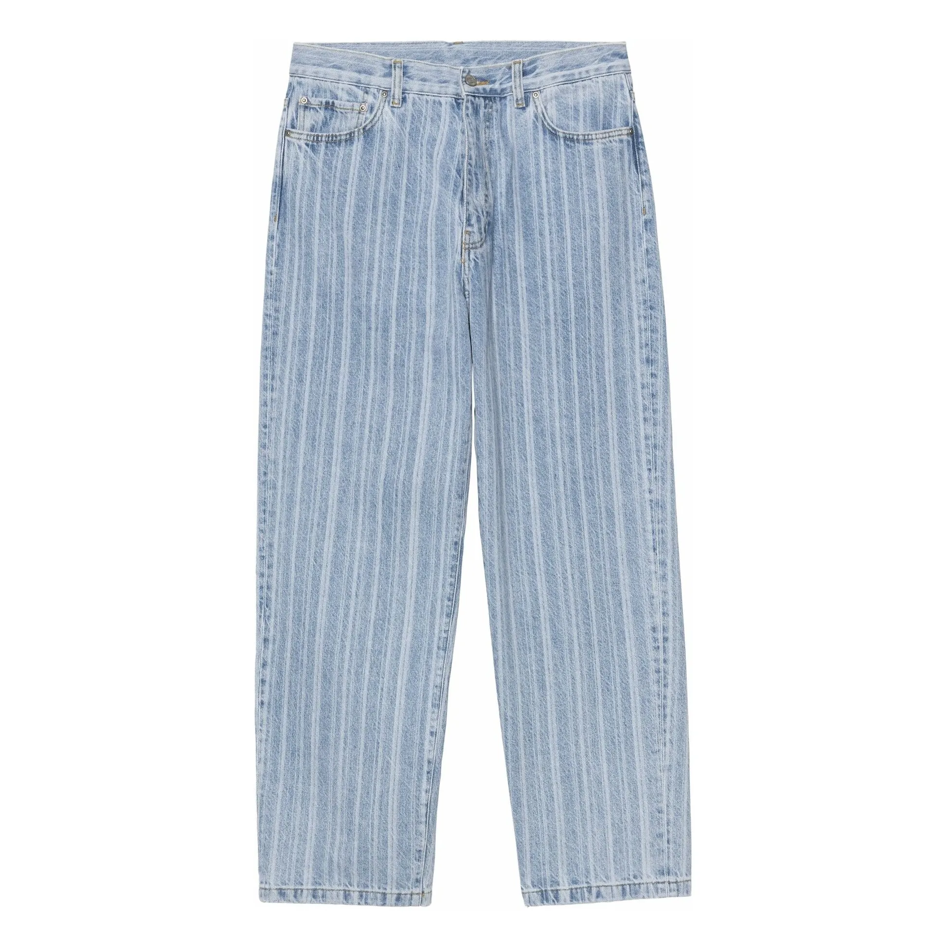 Carhartt Wip Denim Bleached Jean Rylan Hampton Striped