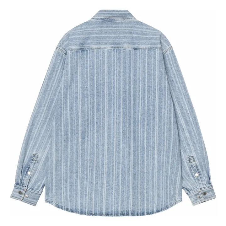 Sobrecamisa de rayas Rylan Hampton | Vaquero Blanqueado- Imagen del producto n°1