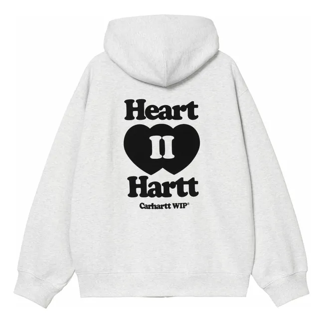 Hartt Heart II Zip Hoodie | Light eather grey