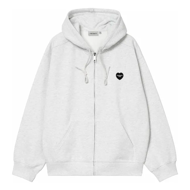 Hartt Heart II Zip Hoodie | Light eather grey