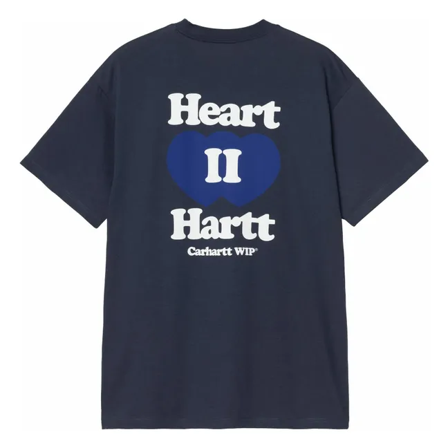 T-shirt Heart II Hartt Coton Bio | Bleu foncé