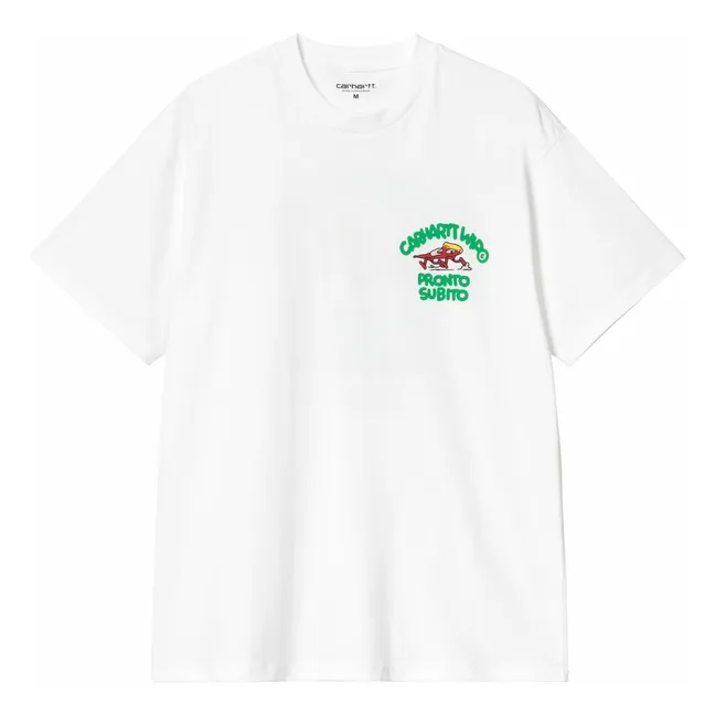Camiseta de algodón ecológico Pronto | Blanco