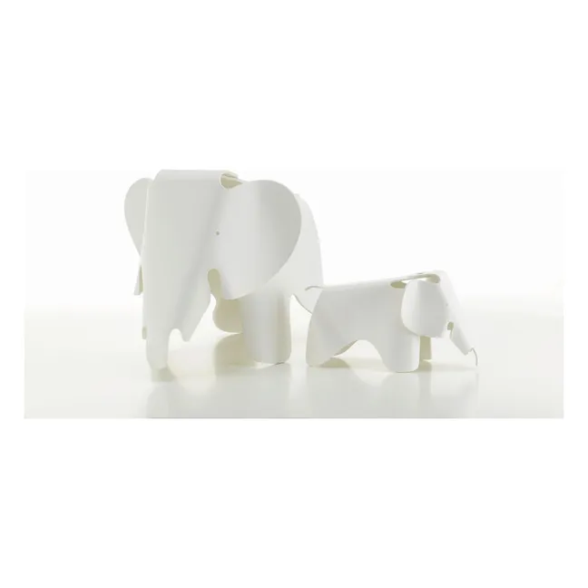 Taburete Eames pequeño elefante  | Blanco