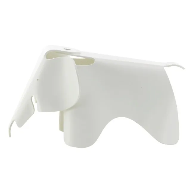 Tabouret petit éléphant Eames  | Blanc