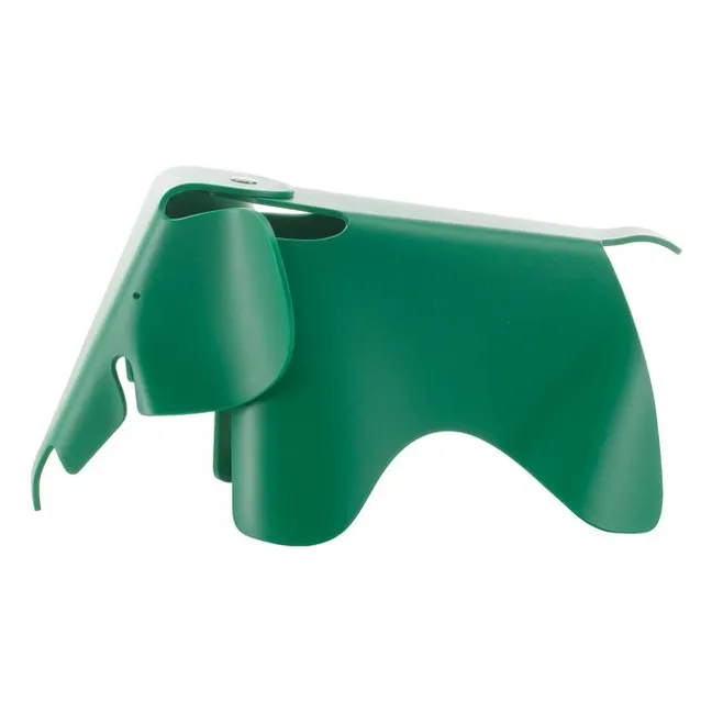 Sgabello Eames a forma di elefante  | Verde